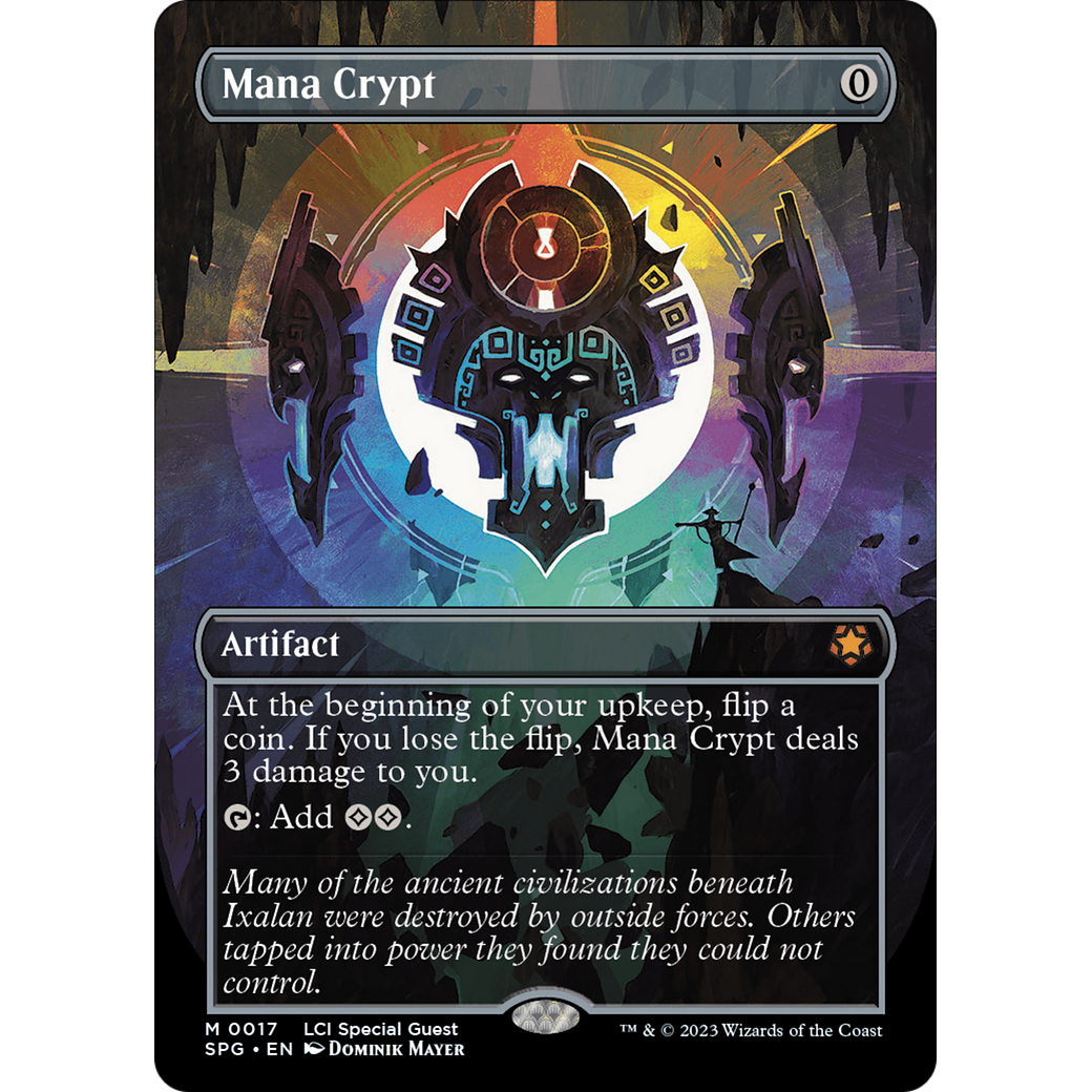 Mana Crypt (Borderless) (SPG-017) - Special Guests (Borderless) Foil