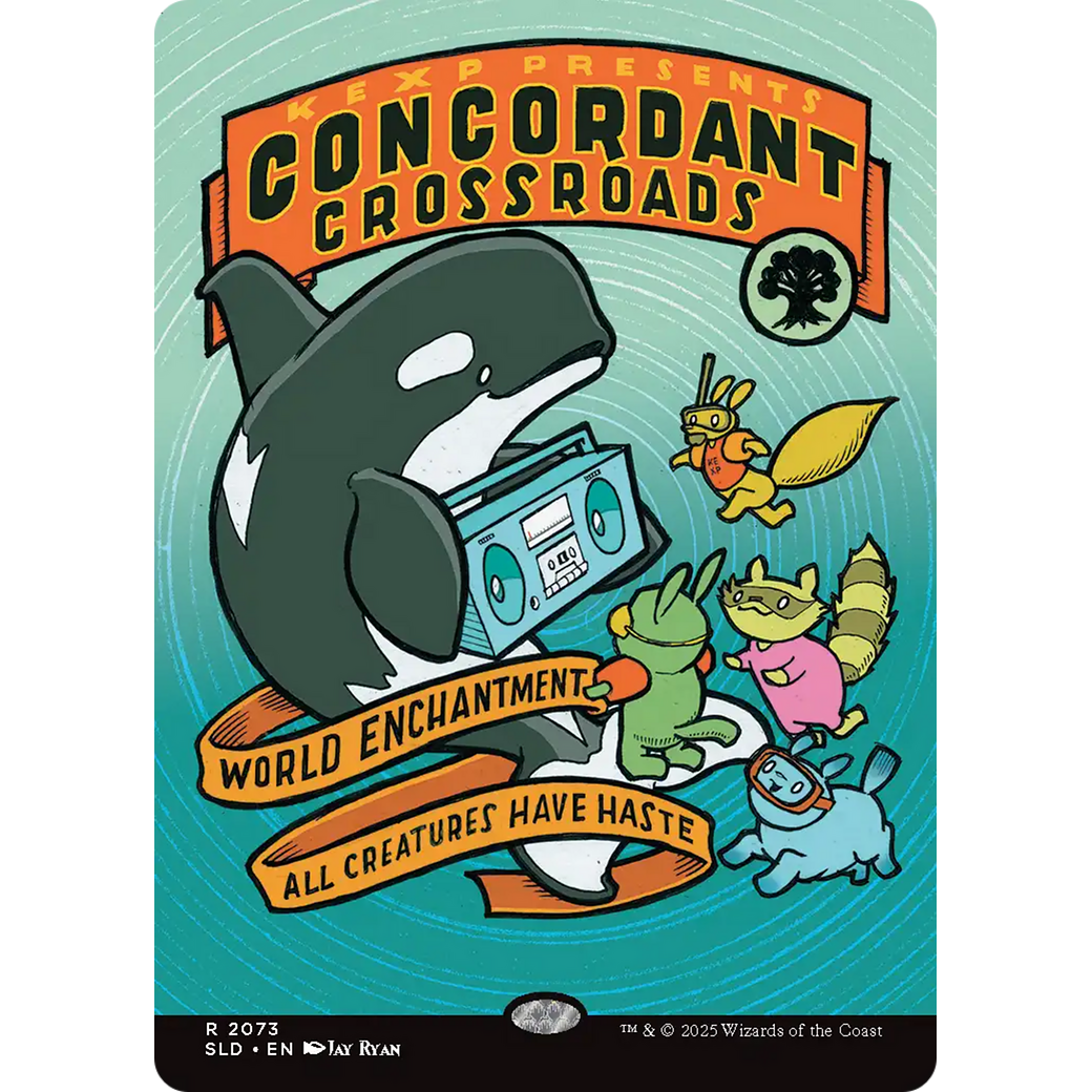 Concordant Crossroads (2073) (SLD-2073) - Secret Lair Drop (Borderless)