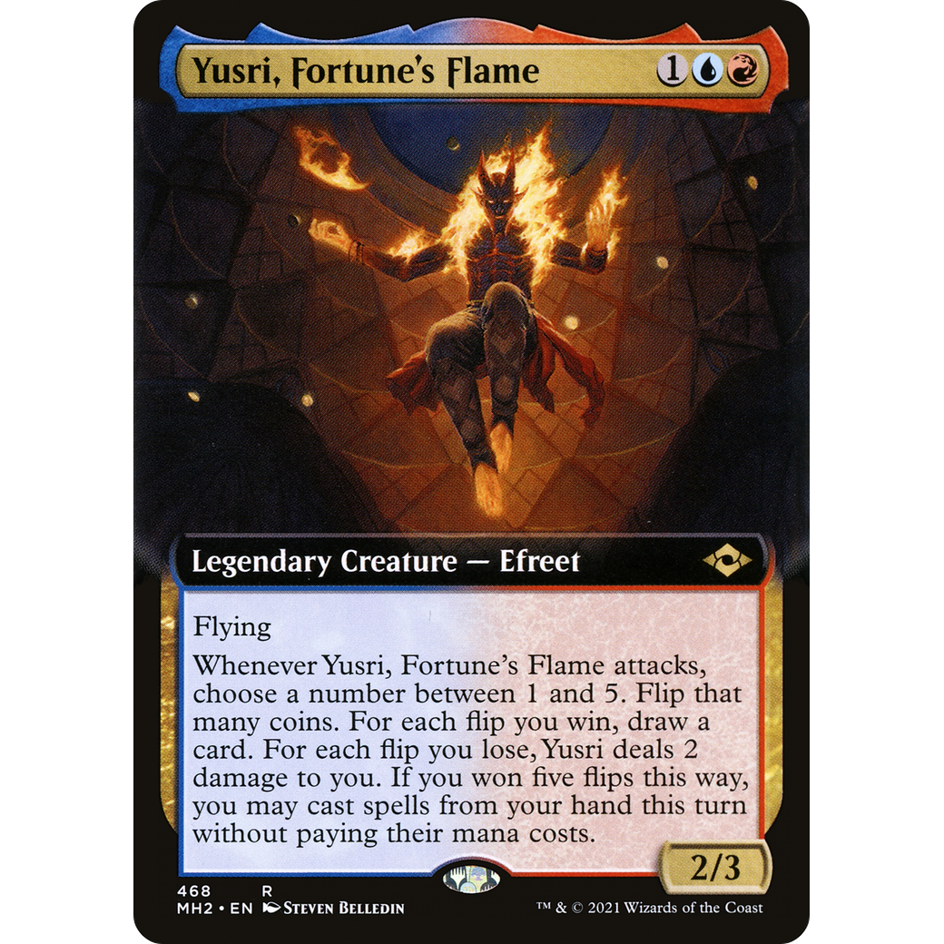 Yusri, Fortune's Flame (Extended Art) (MH2-468) - Modern Horizons 2: (Extended Art) Foil