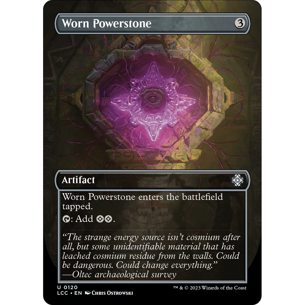 Worn Powerstone (LCC-120) - The Lost Caverns of Ixalan Commander (Borderless)