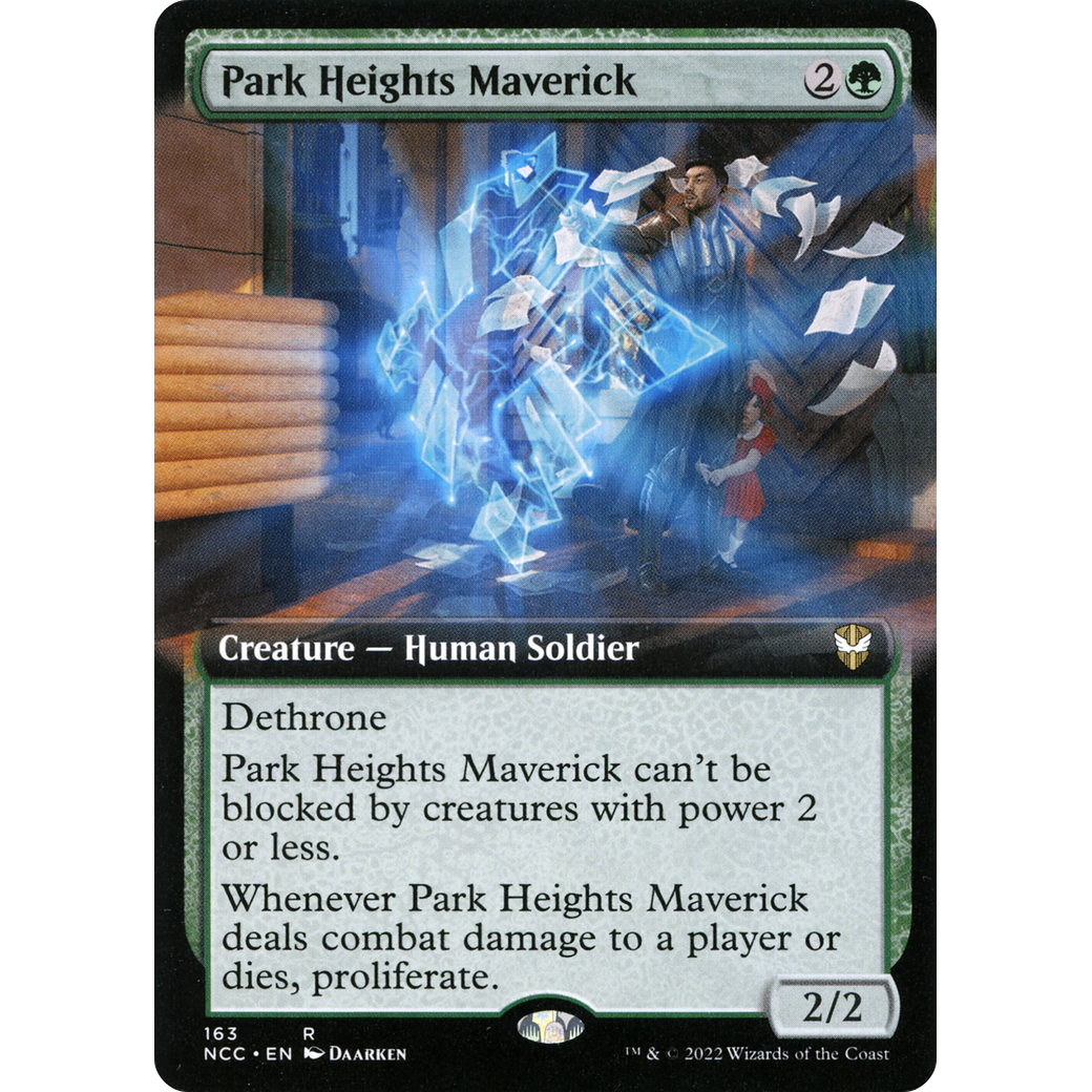 Park Heights Maverick (Extended Art) (NCC-163) - New Capenna Commander: (Extended Art)
