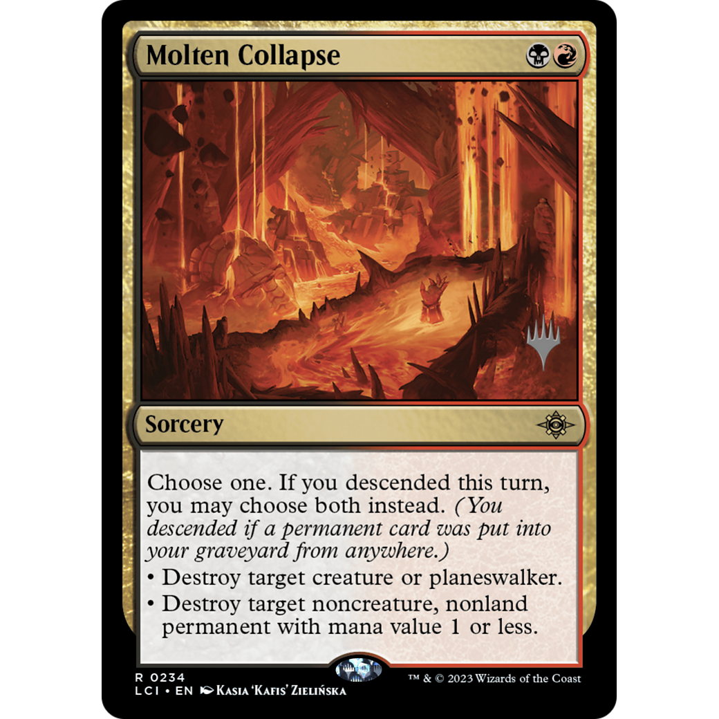 Molten Collapse (PPLCI-234P) - The Lost Caverns of Ixalan Promos