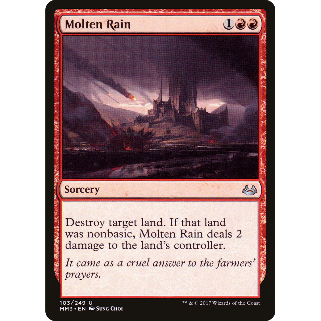 Molten Rain (MM3-103) - Modern Masters 2017