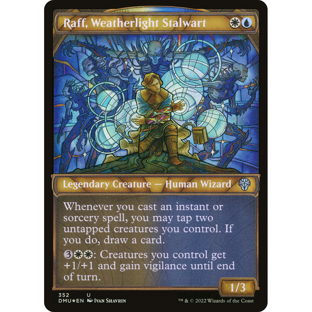 Raff, Weatherlight Stalwart (Textured Foil) (DMU-352) - Dominaria United: (Showcase) Foil