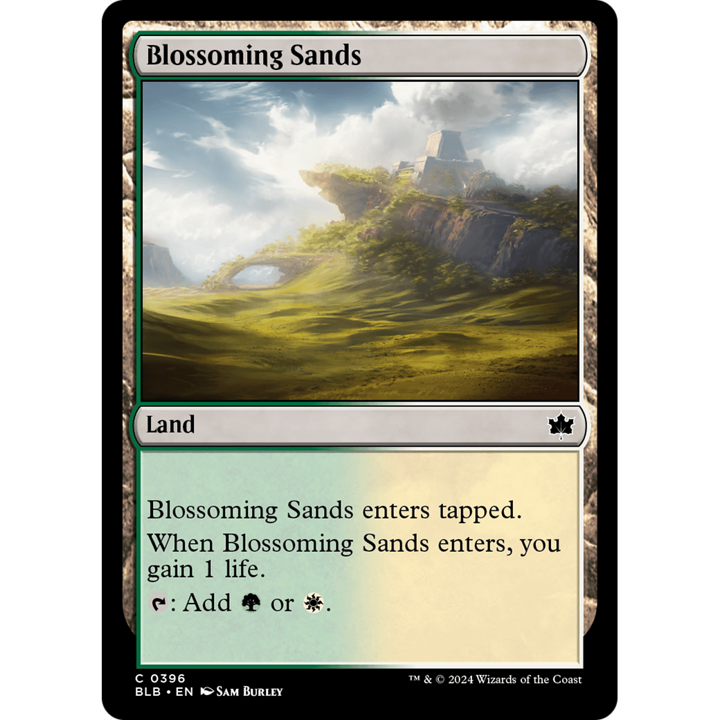 Blossoming Sands (BLB-396) - Bloomburrow