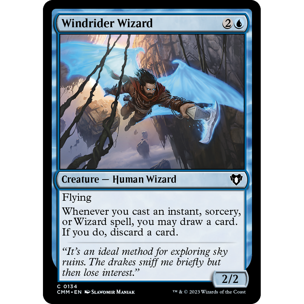Windrider Wizard (CMM-134) - Commander Masters