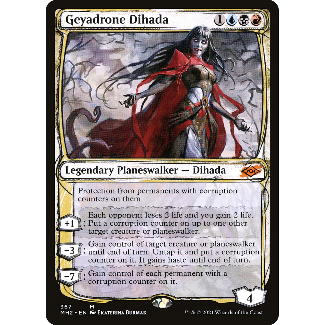 Geyadrone Dihada (Showcase) (MH2-367) - Modern Horizons 2: (Showcase) Foil