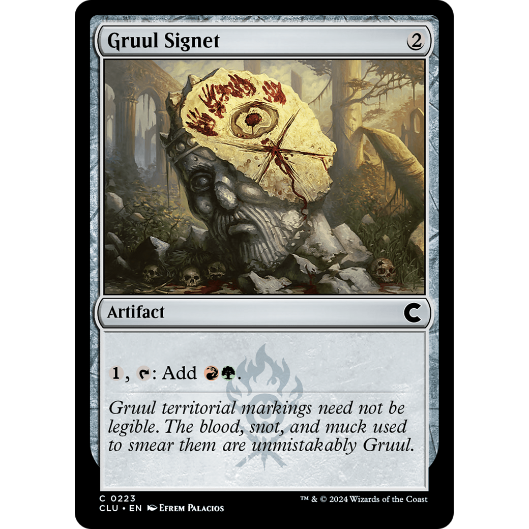 Gruul Signet (CLU-223) - Ravnica: Clue Edition
