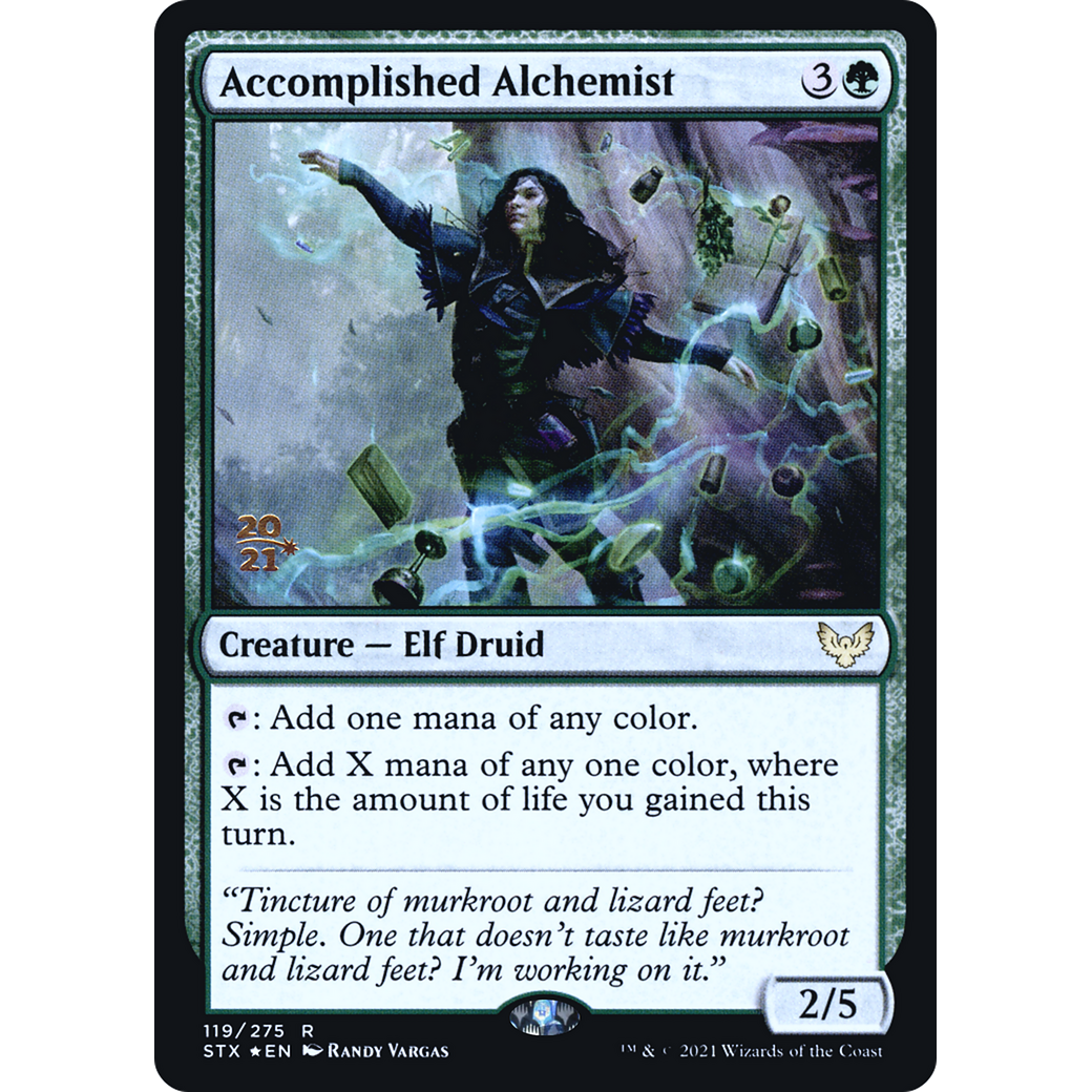 Accomplished Alchemist (PRE-119) - Strixhaven: School of Mages Promos Foil