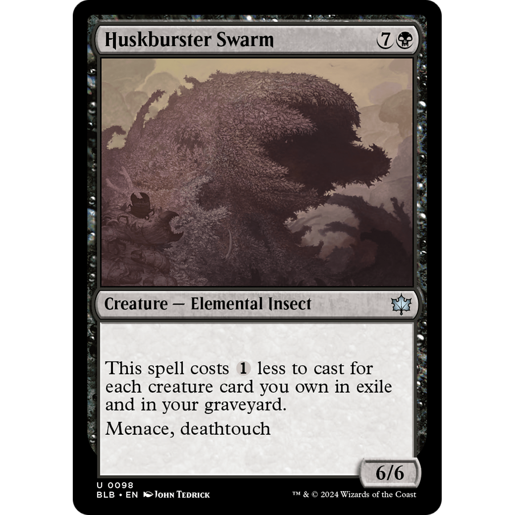 Huskburster Swarm (BLB-098) - Bloomburrow Foil