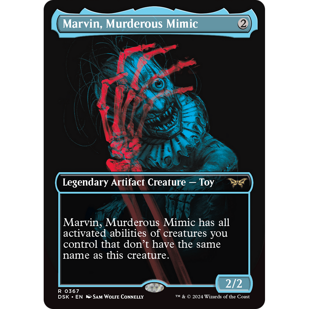 Marvin, Murderous Mimic (DSK-367) - Duskmourn: House of Horror (Borderless) Foil