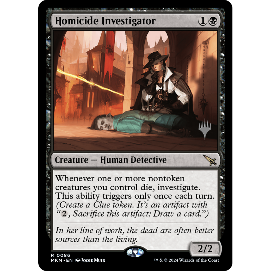 Homicide Investigator (PPMKM-86P) - Murders at Karlov Manor Promos