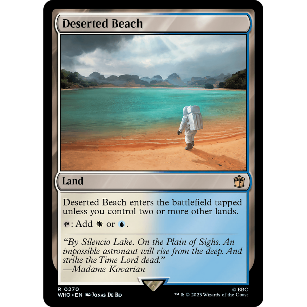 Deserted Beach (WHO-270) - Doctor Who