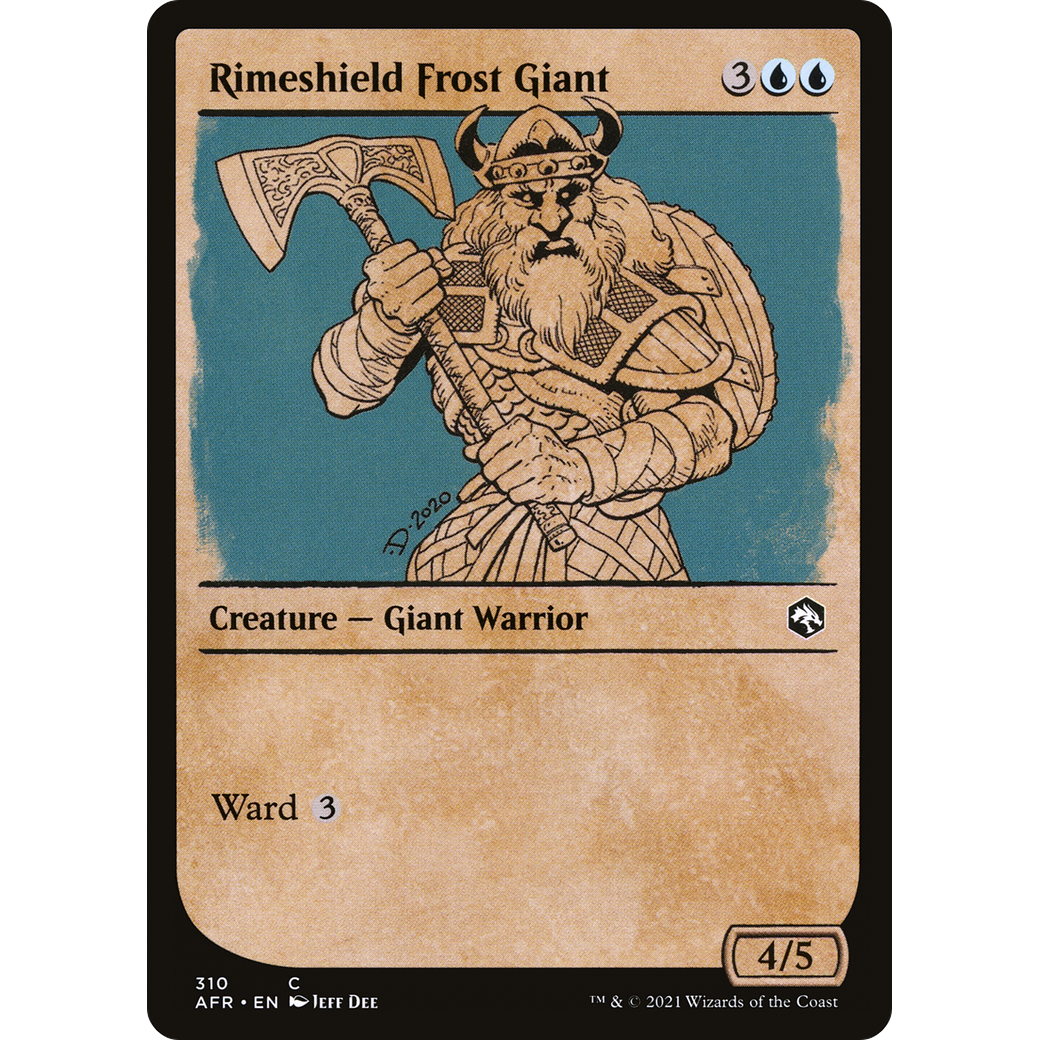 Rimeshield Frost Giant (Showcase) (AFR-310) - Adventures in the Forgotten Realms: (Showcase)