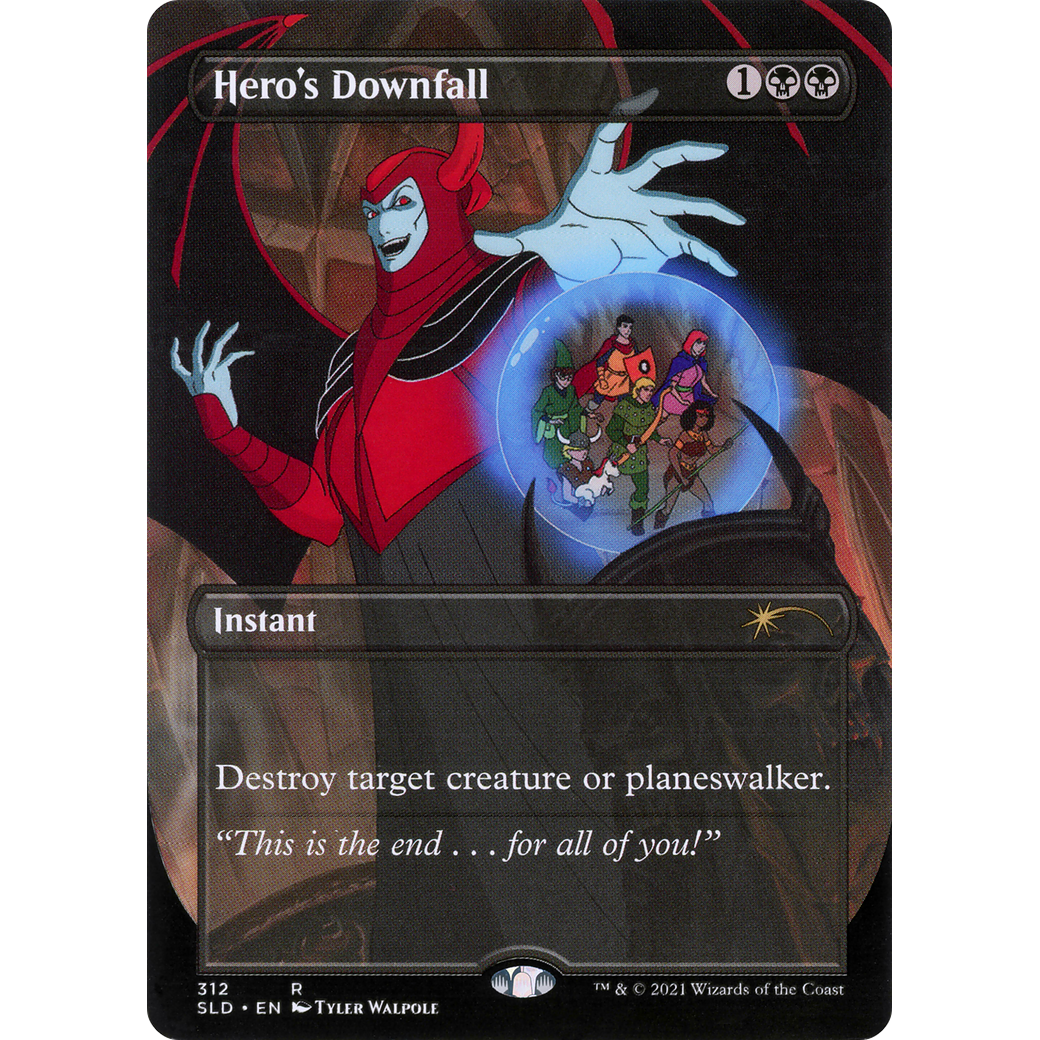 Hero's Downfall (SLD-312) - Secret Lair Drop (Borderless)