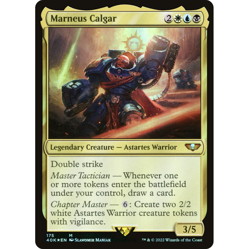 Marneus Calgar (40K-175) - Warhammer 40,000 Commander Foil