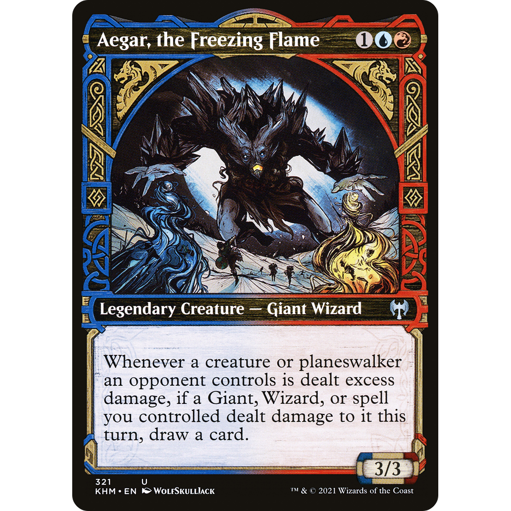 Aegar, the Freezing Flame (Showcase) (KHM-321) - Kaldheim: (Showcase)