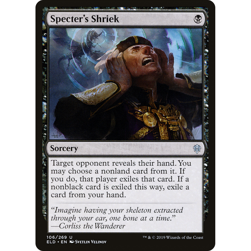 Specter's Shriek (ELD-106) - Throne of Eldraine Foil