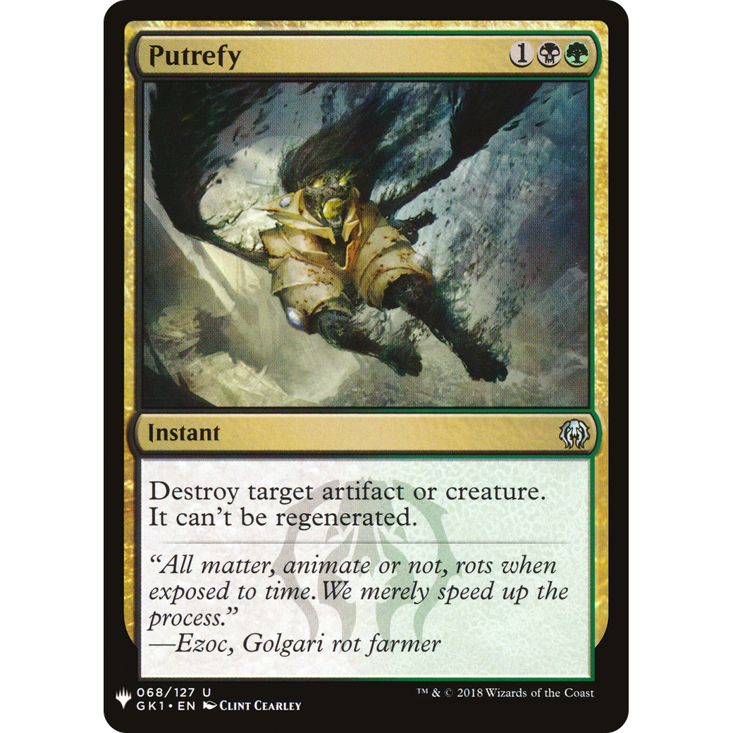 Putrefy (GK1) (LIST-068) - The List