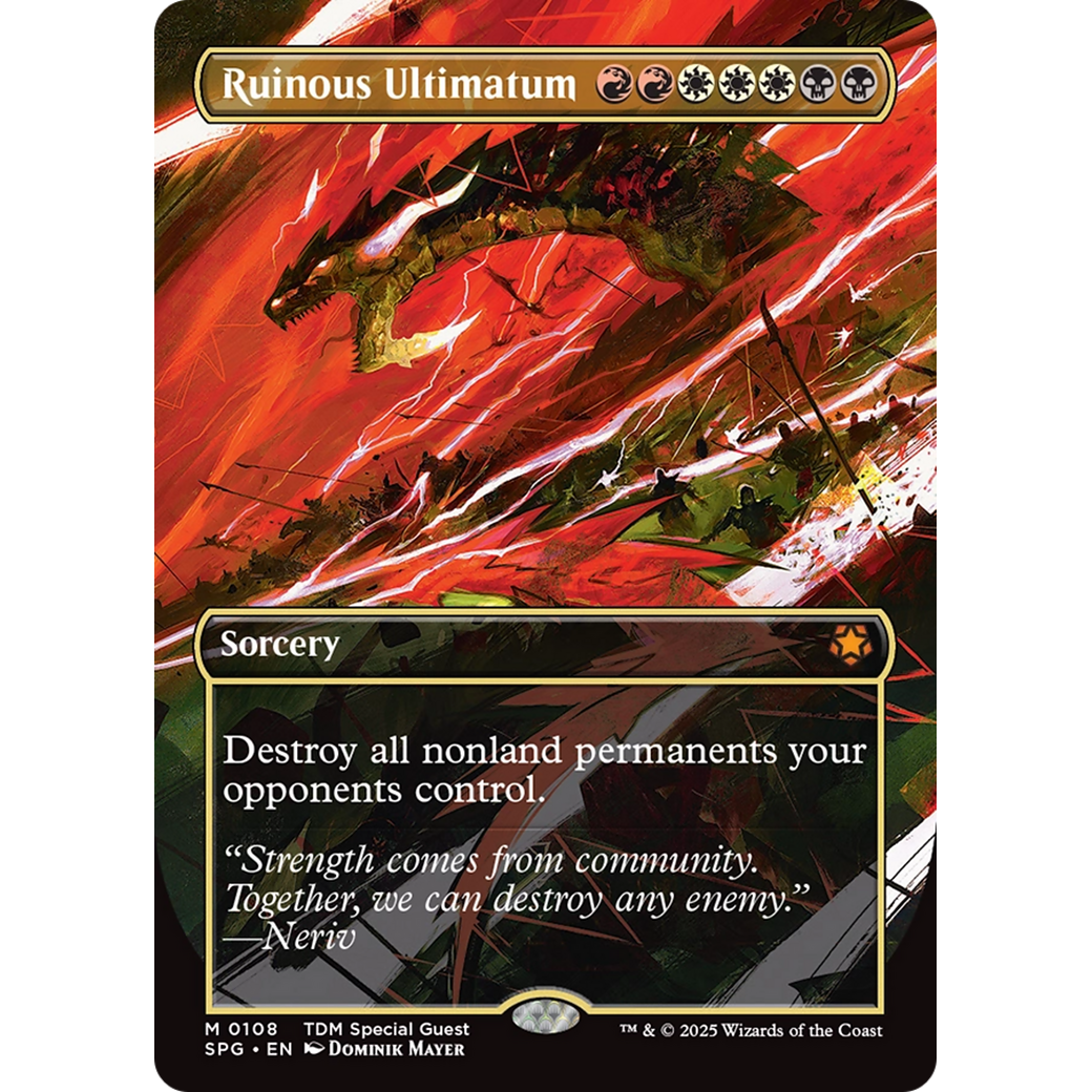Ruinous Ultimatum (Borderless) (SPG-108) - Special Guests (Borderless)