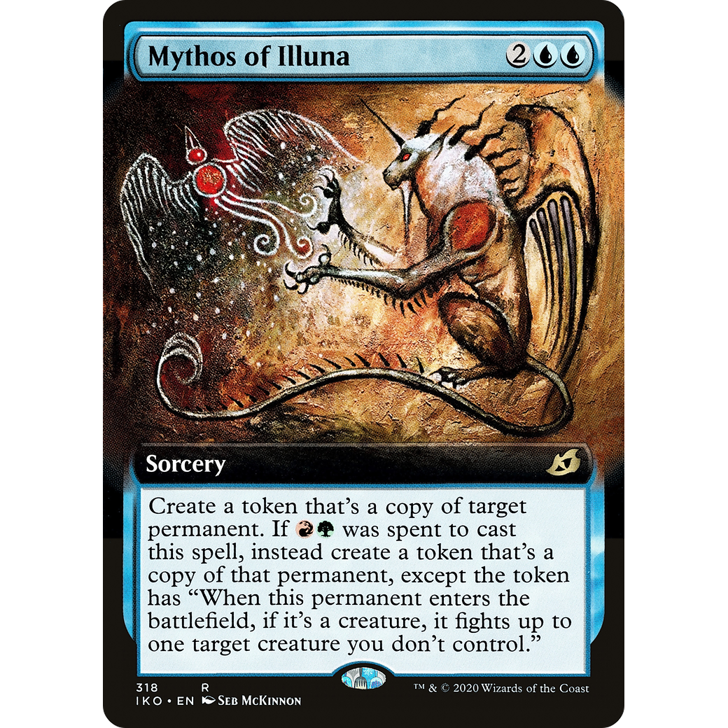 Mythos of Illuna (Extended Art) (IKO-318) - Ikoria: Lair of Behemoths: (Extended Art) Foil