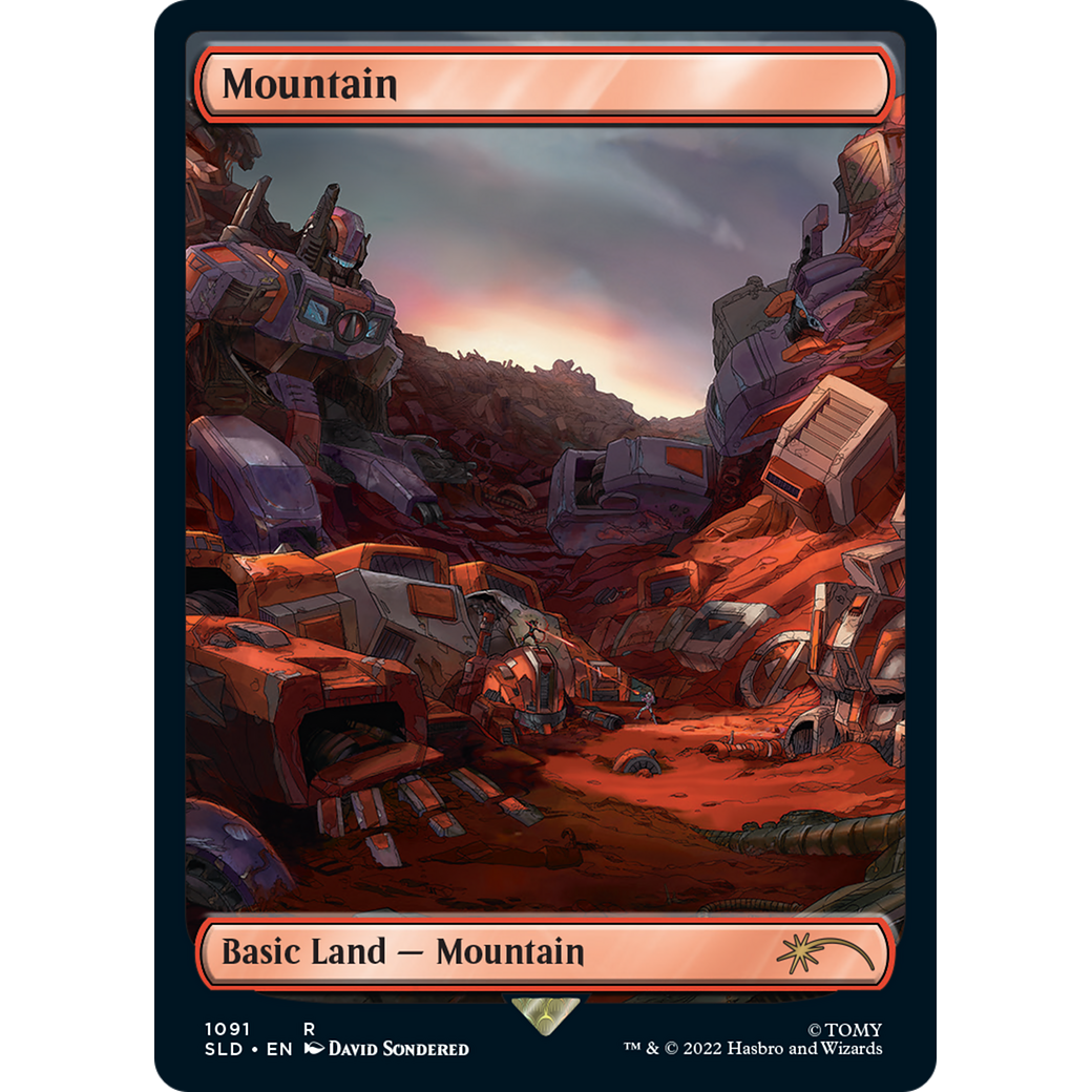 Mountain (1091) (SLD-1091) - Secret Lair Drop Foil