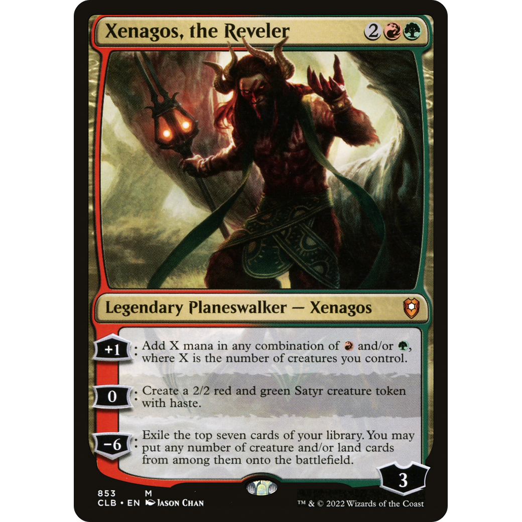 Xenagos, the Reveler (CLB-853) - Commander Legends: Battle for Baldur's Gate