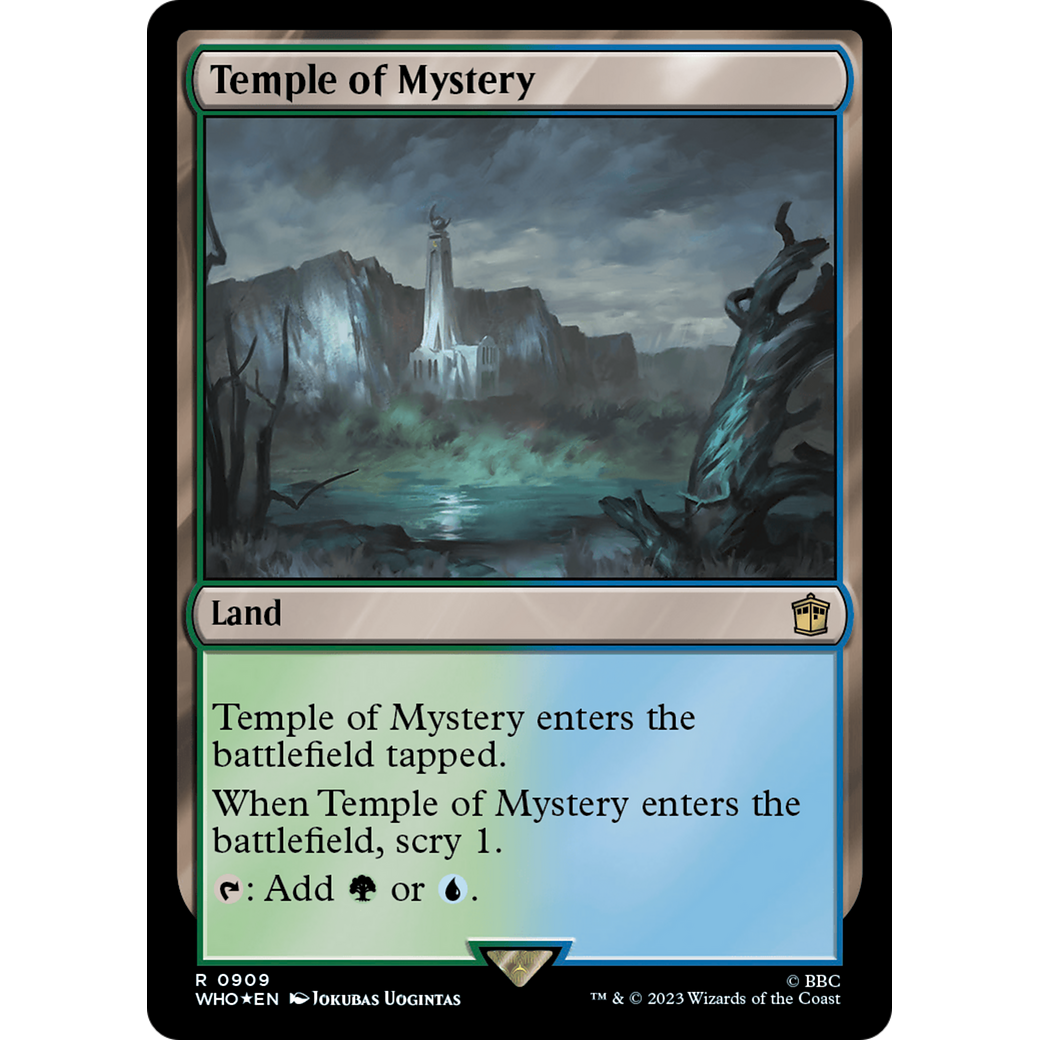 Temple of Mystery (Surge Foil) (WHO-909) - Doctor Who Foil