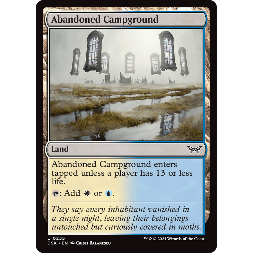 Abandoned Campground (DSK-255) - Duskmourn: House of Horror Foil