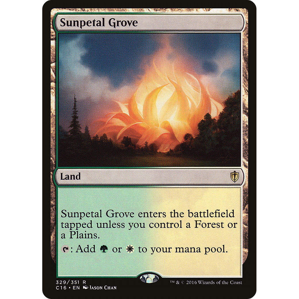 Sunpetal Grove (C16-329) - Commander 2016