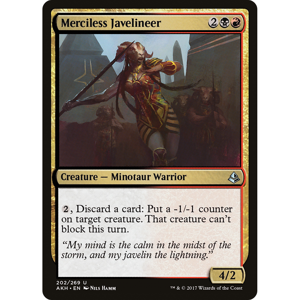 Merciless Javelineer (AKH-202) - Amonkhet