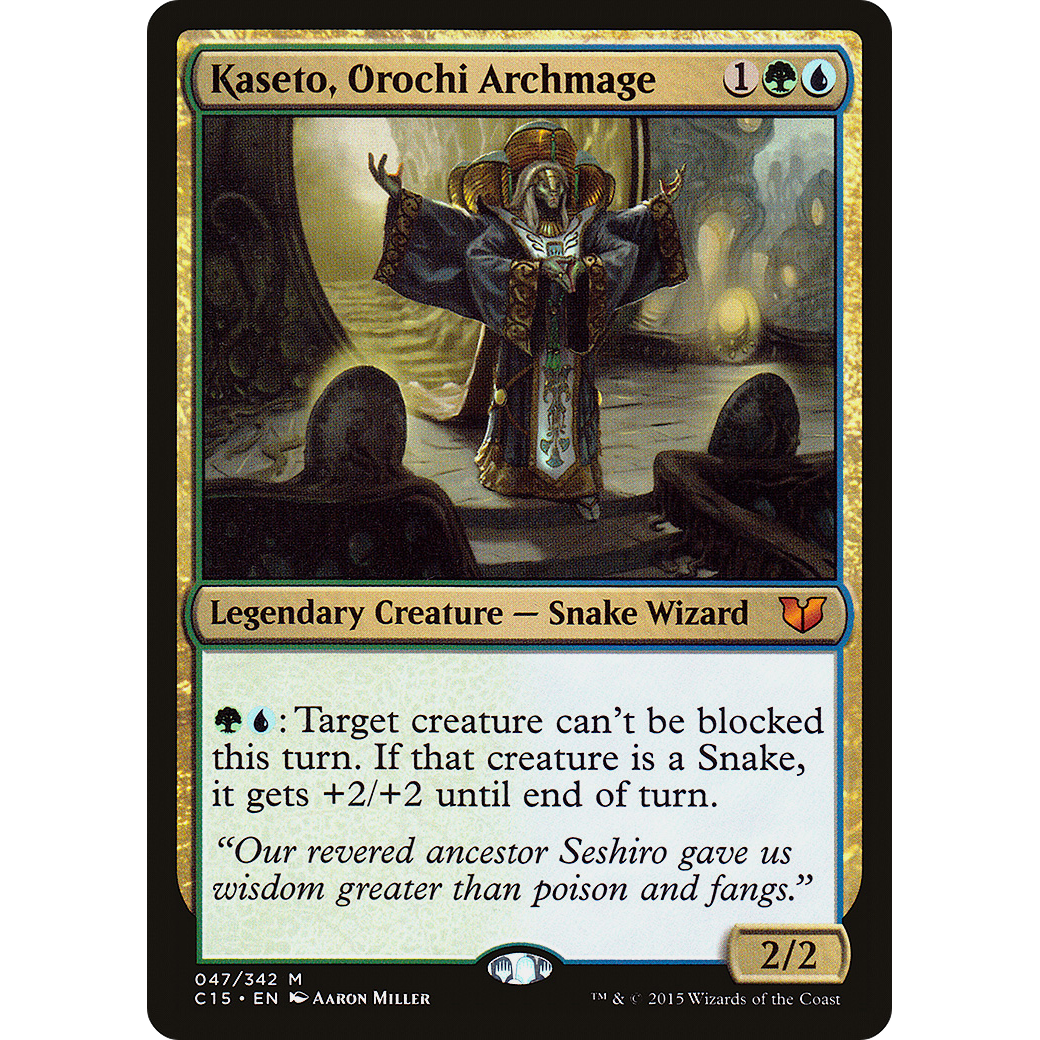 Kaseto, Orochi Archmage (C15-047) - Commander 2015