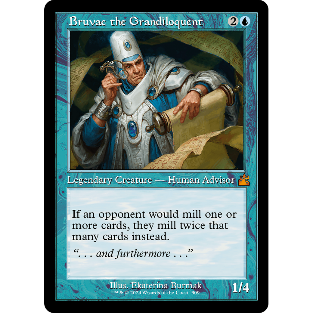 Bruvac the Grandiloquent (RVR-309) - Ravnica Remastered Foil