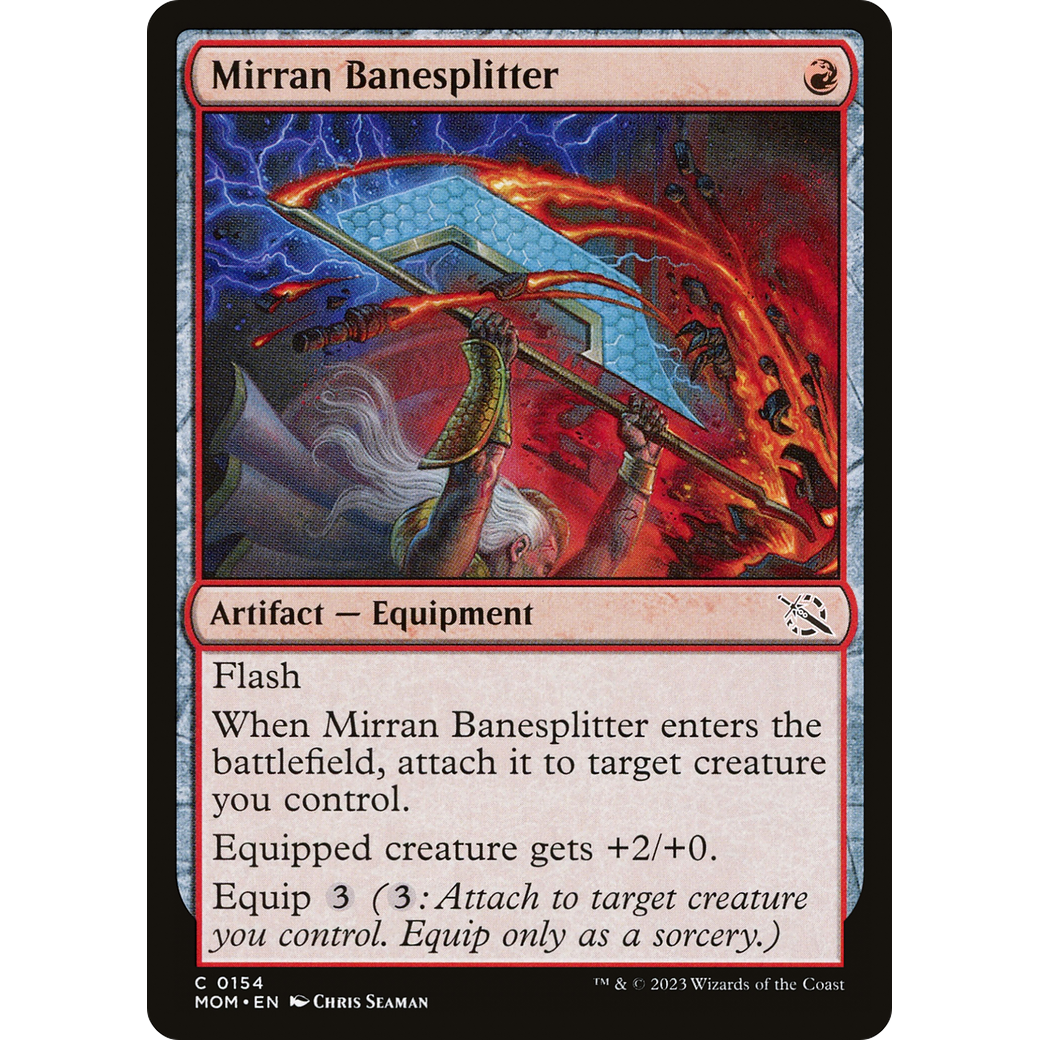 Mirran Banesplitter (MOM-154) - March of the Machine Foil