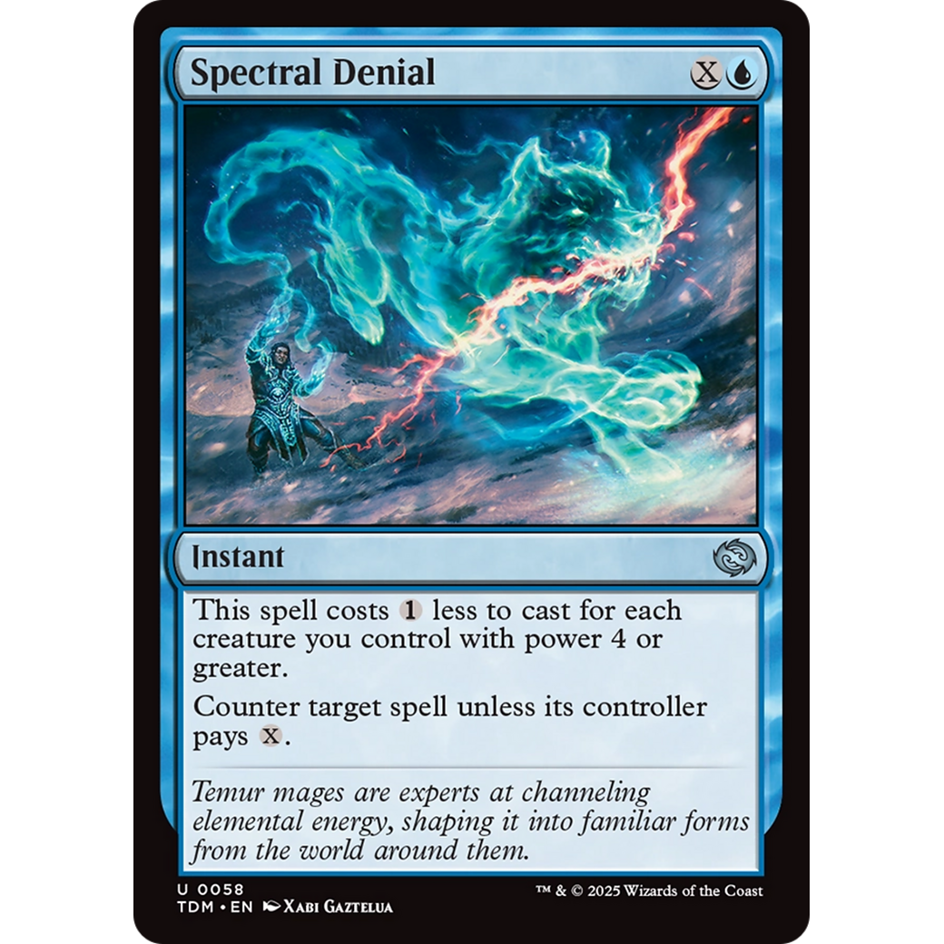Spectral Denial (TDM-058) - Tarkir: Dragonstorm Foil