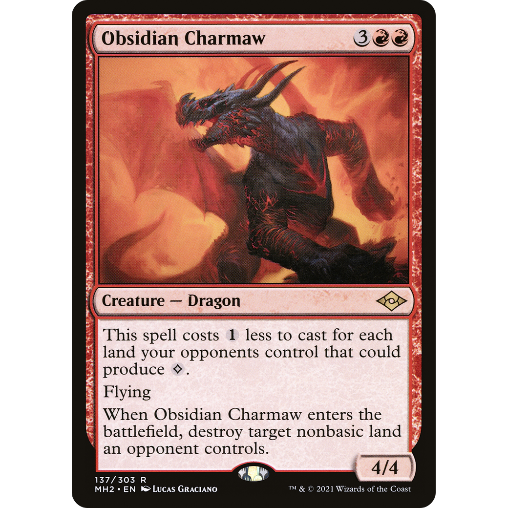 Obsidian Charmaw (MH2-137) - Modern Horizons 2