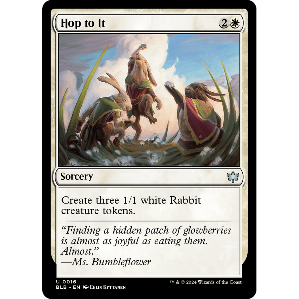 Hop to It (BLB-016) - Bloomburrow Foil