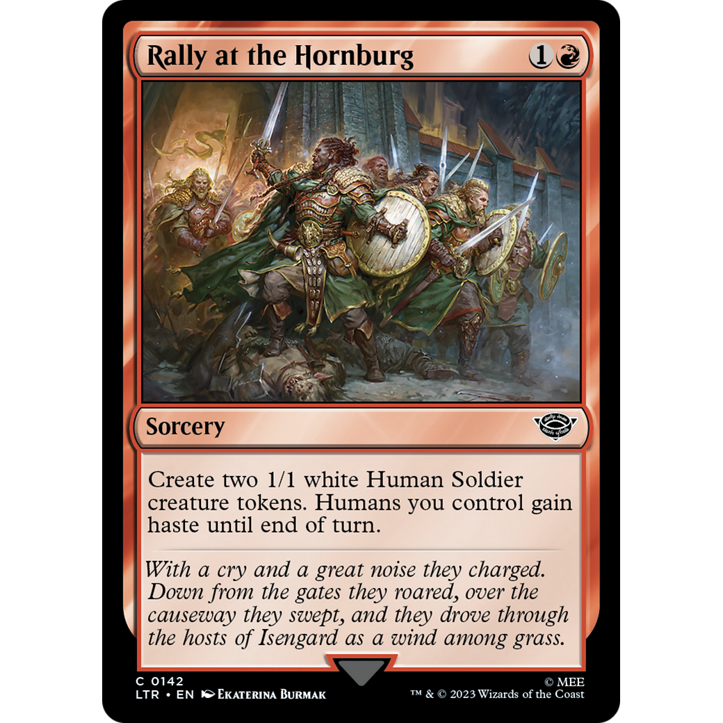 Rally at the Hornburg (LTR-142) - The Lord of the Rings: Tales of Middle-earth