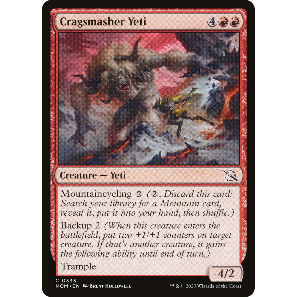 Cragsmasher Yeti (MOM-333) - March of the Machine Foil