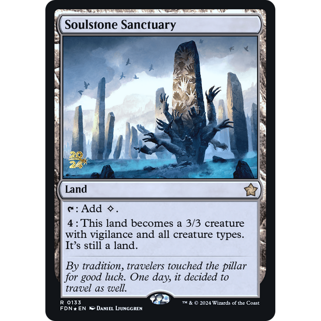 Soulstone Sanctuary (PRE-133S) - Foundations Promos Foil