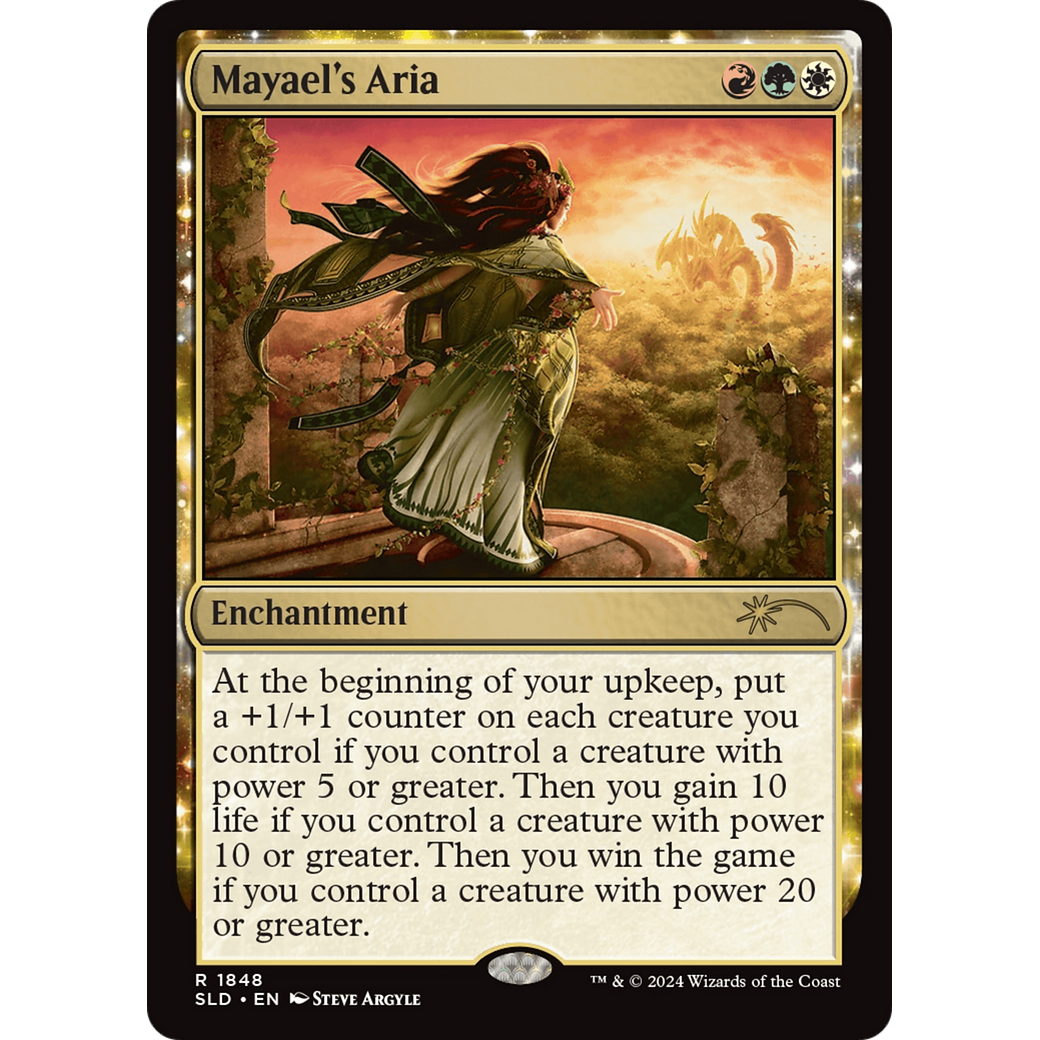 Mayael's Aria (SLD-1848) - Secret Lair Drop: (enchantment)