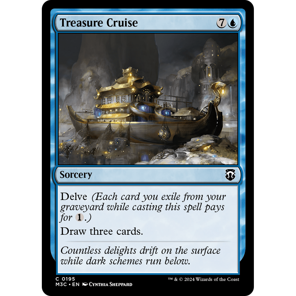 Treasure Cruise (M3C-195) - Modern Horizons 3 Commander Foil