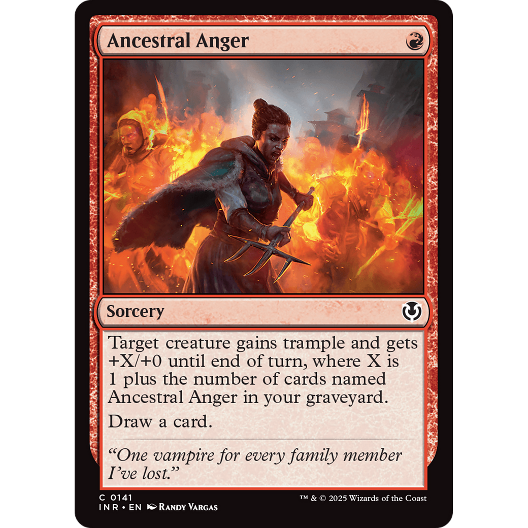 Ancestral Anger (INR-141) - Innistrad Remastered Foil