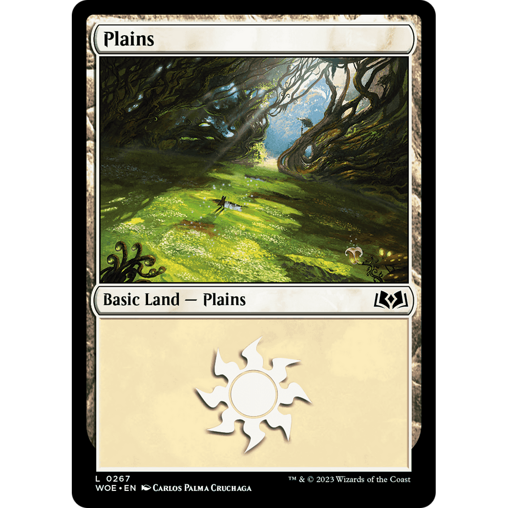 Plains (WOE-267) - Wilds of Eldraine