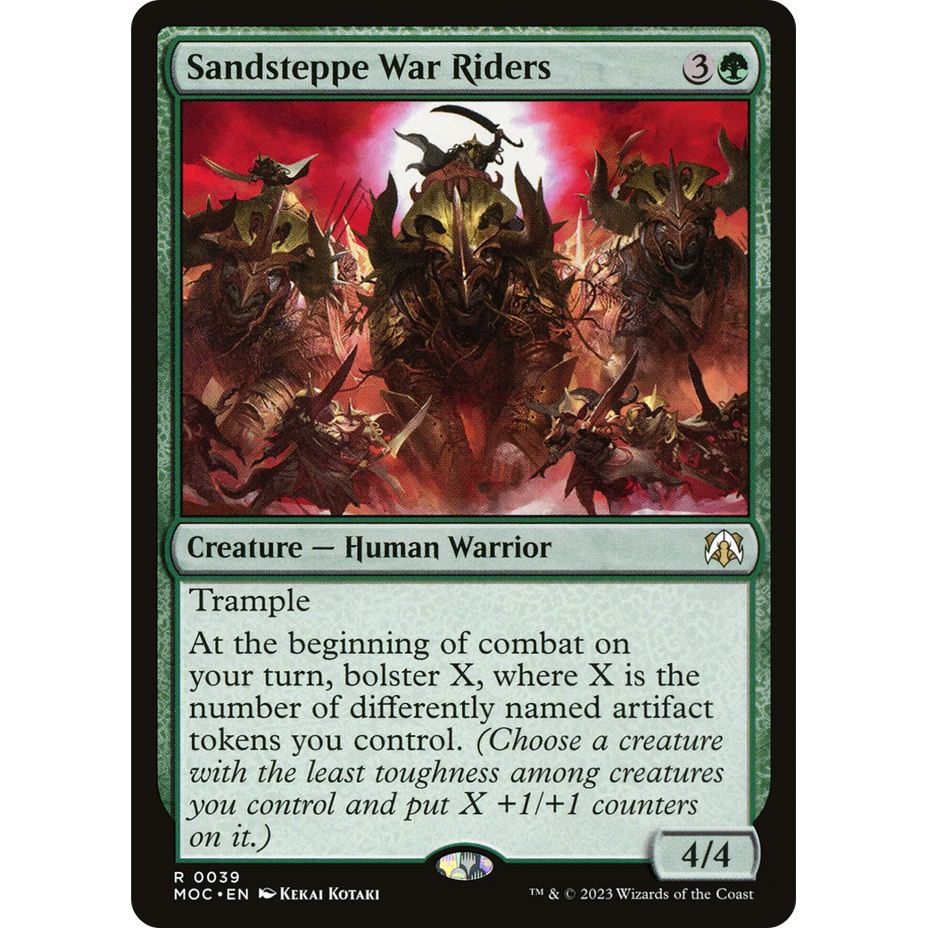 Sandsteppe War Riders (MOC-039) - March of the Machine Commander