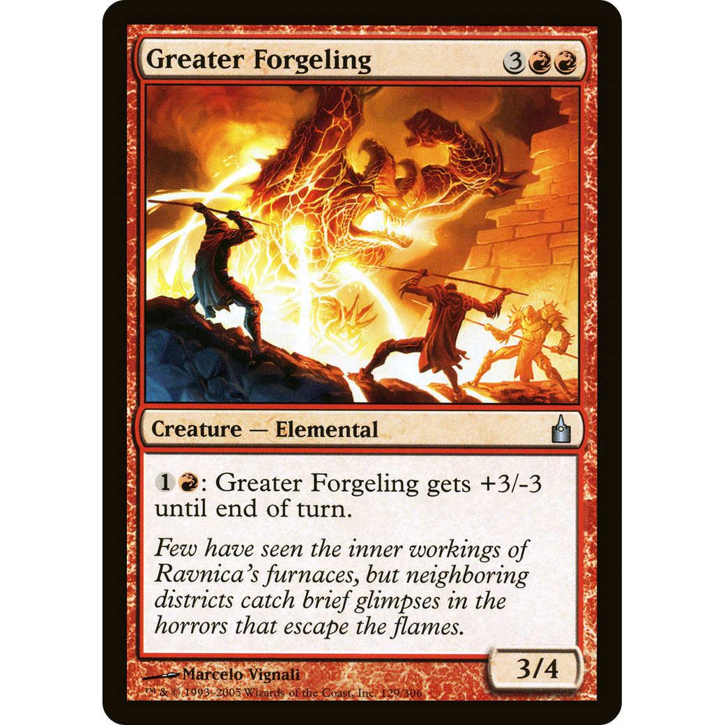 Greater Forgeling (RAV-129) - Ravnica: City of Guilds