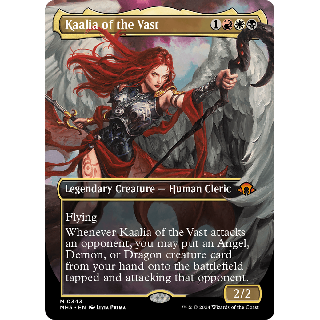Kaalia of the Vast (MH3-343) - Modern Horizons 3 (Borderless) Foil