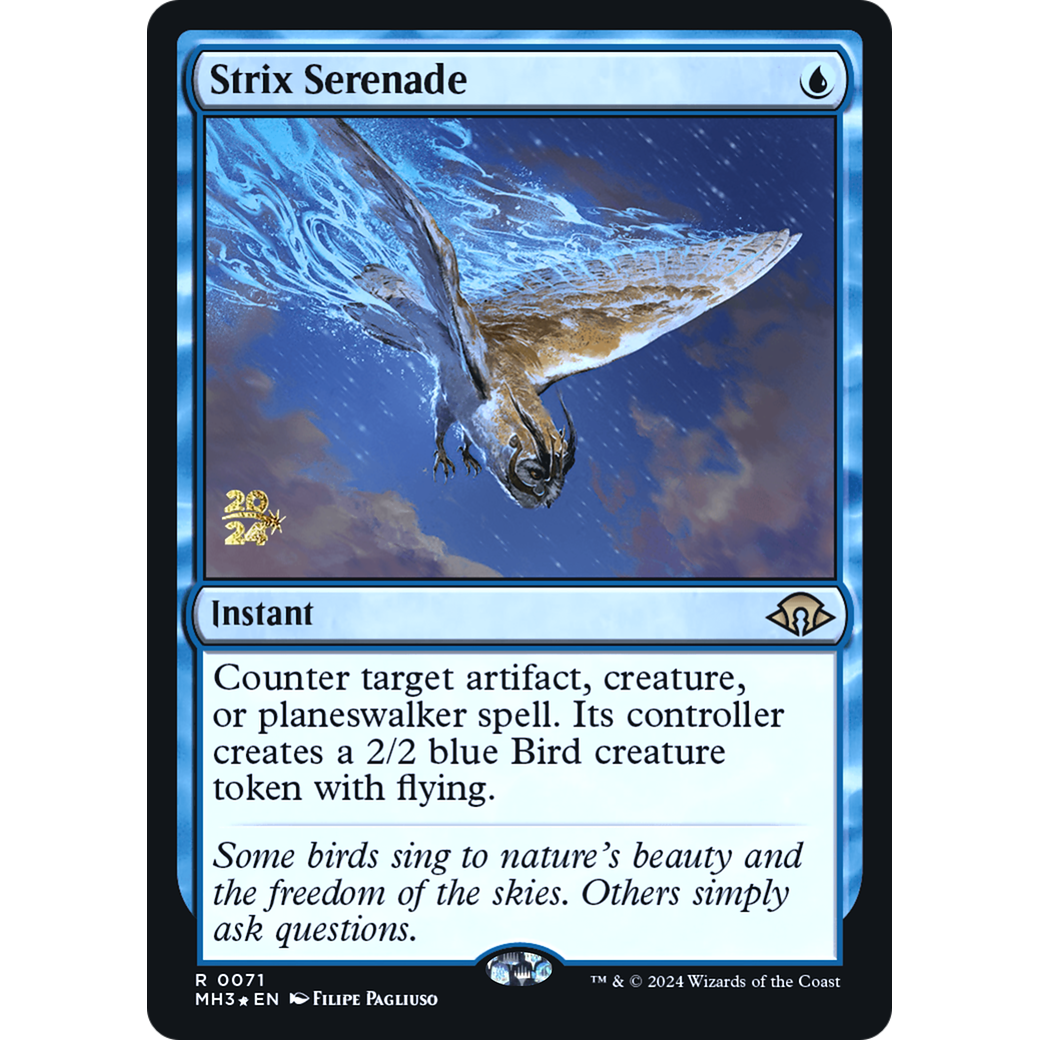 Strix Serenade (PRE-71S) - Modern Horizons 3 Promos Foil