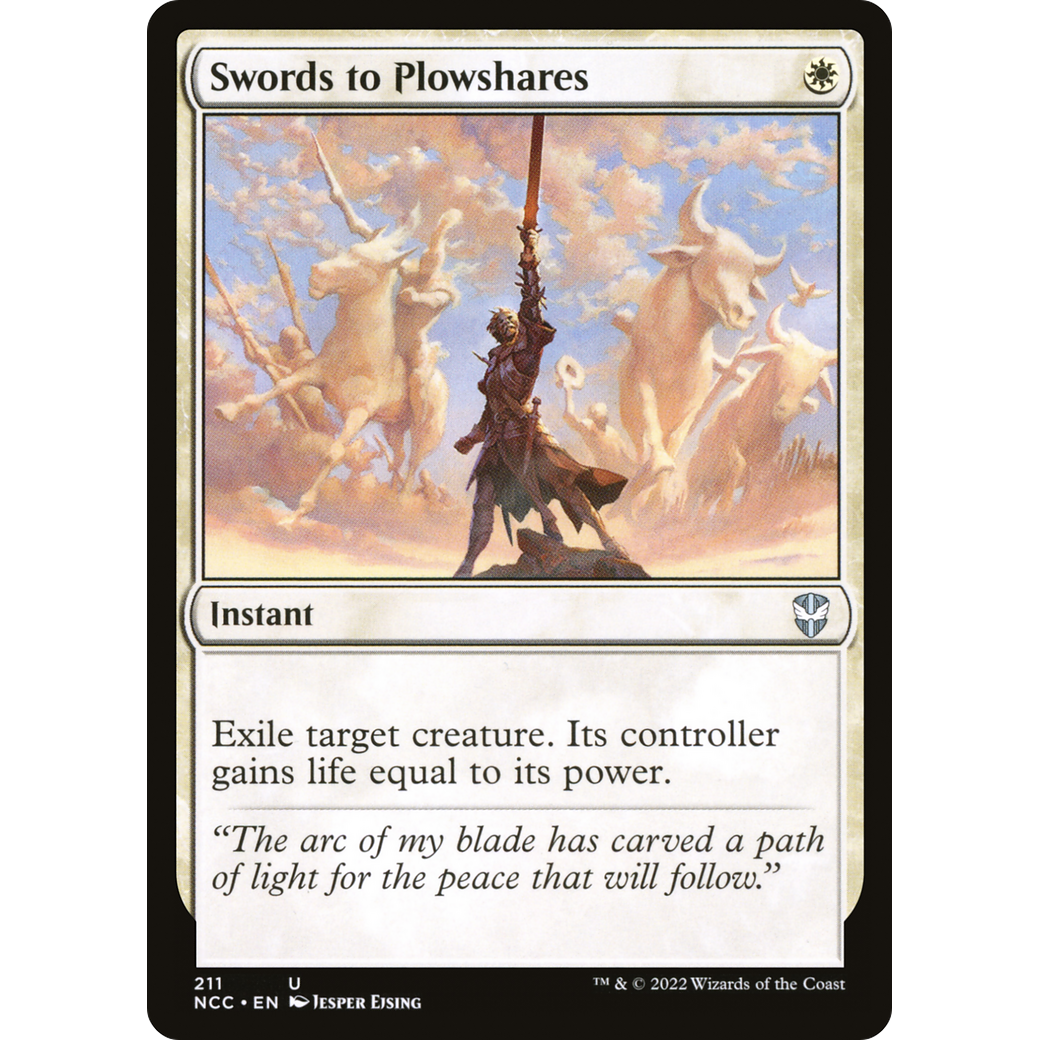 Swords to Plowshares (NCC-211) - New Capenna Commander