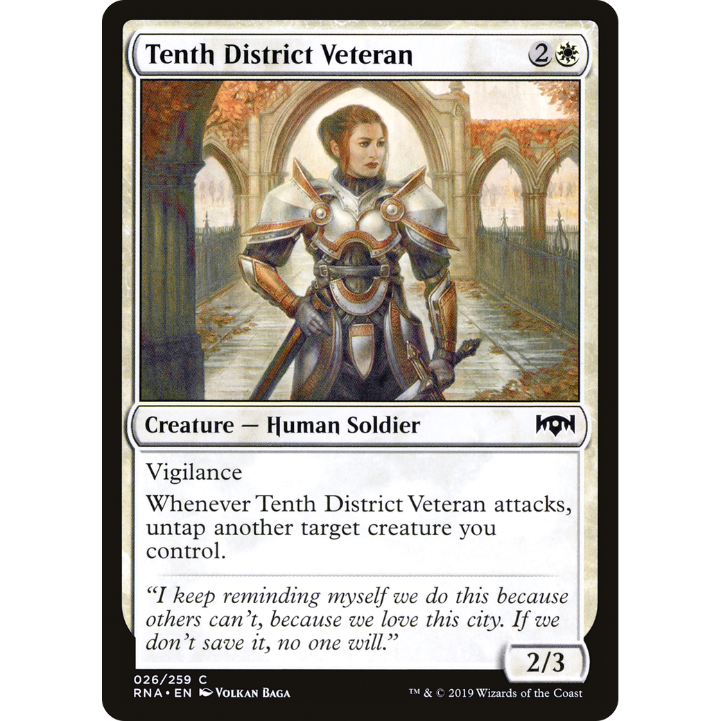 Tenth District Veteran (RNA-026) - Ravnica Allegiance